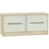 Monaco Bed Box with Storage - Cashmere, Oak