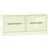Monaco Bed Box with Storage - Cream