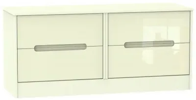 Monaco Bed Box with Storage - Cream