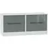 Monaco Bed Box with Storage - Grey, White