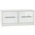 Monaco Bed Box with Storage - White Gloss, Cashmere