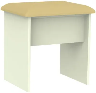 Monaco Padded Dressing Stool - Cream