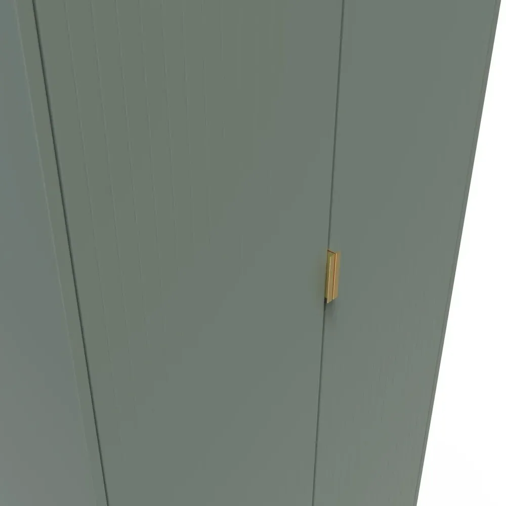 Nashville 2 Door Tall Wardrobe - Reed Green
