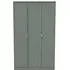 Nashville 3 Door Tall Triple Wardrobe - Reed Green