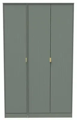 Nashville 3 Door Tall Triple Wardrobe - Reed Green image