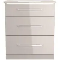 Nashville 3 Drawer Deep Chest - Green