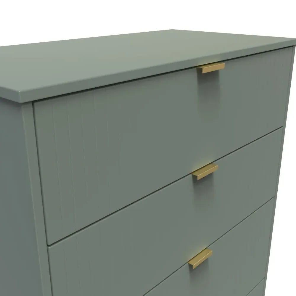 Nashville 4 Drawer Deep Chest - Reed Green