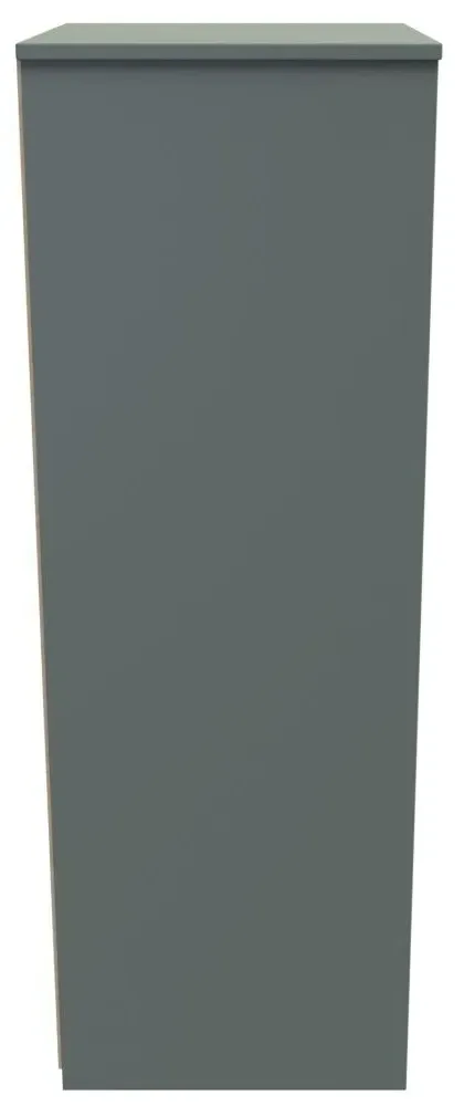 Nashville 5 Drawer Narrow Chest - Reed Green