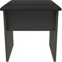 New York Padded Dressing Stool - Graphite