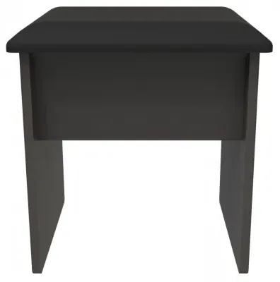 New York Padded Dressing Stool - Graphite image