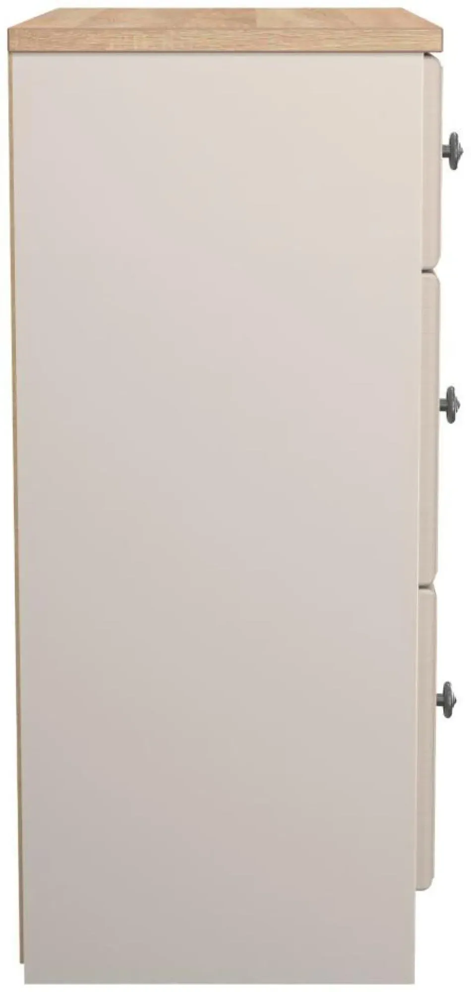 Norfolk 3 Drawer Deep Chest - Cashmere, Oak