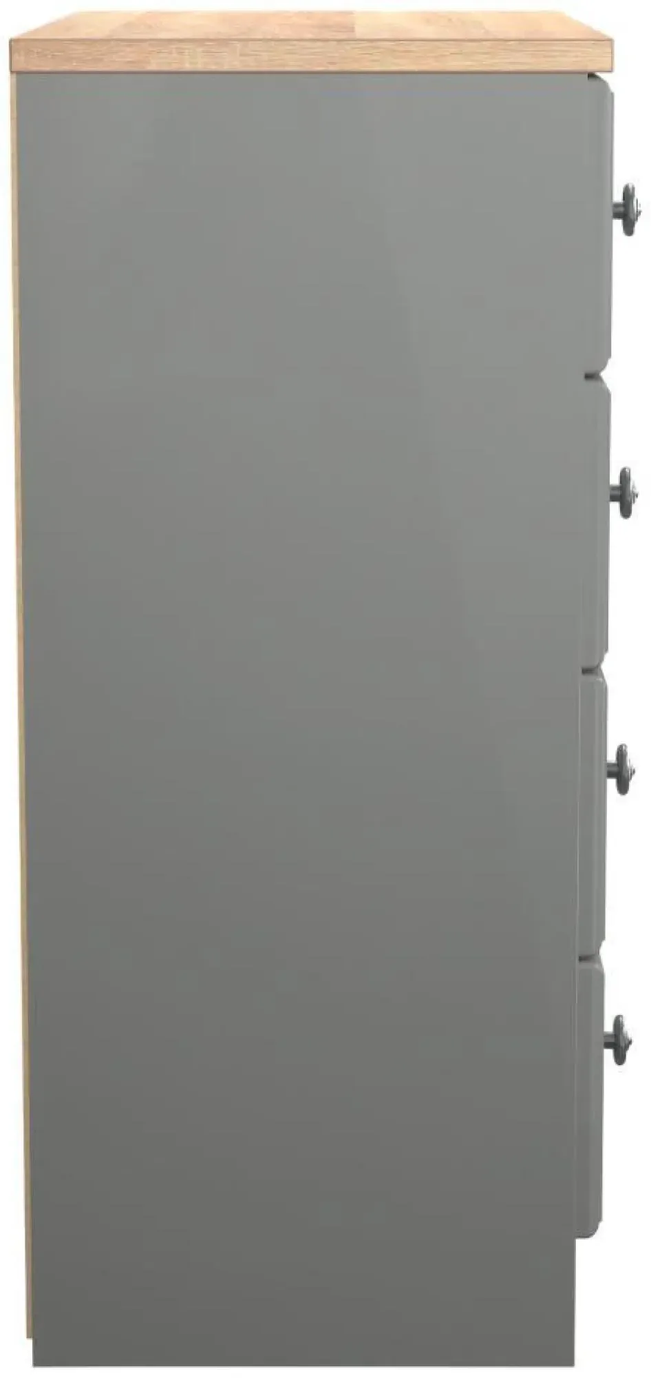 Norfolk 4 Drawer Chest - Grey, Oak