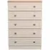 Norfolk 5 Drawer Chest - Cashmere, Oak
