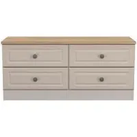 Norfolk Bed Box - Cashmere, Oak Effect