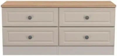 Norfolk Bed Box - Cashmere, Oak Effect