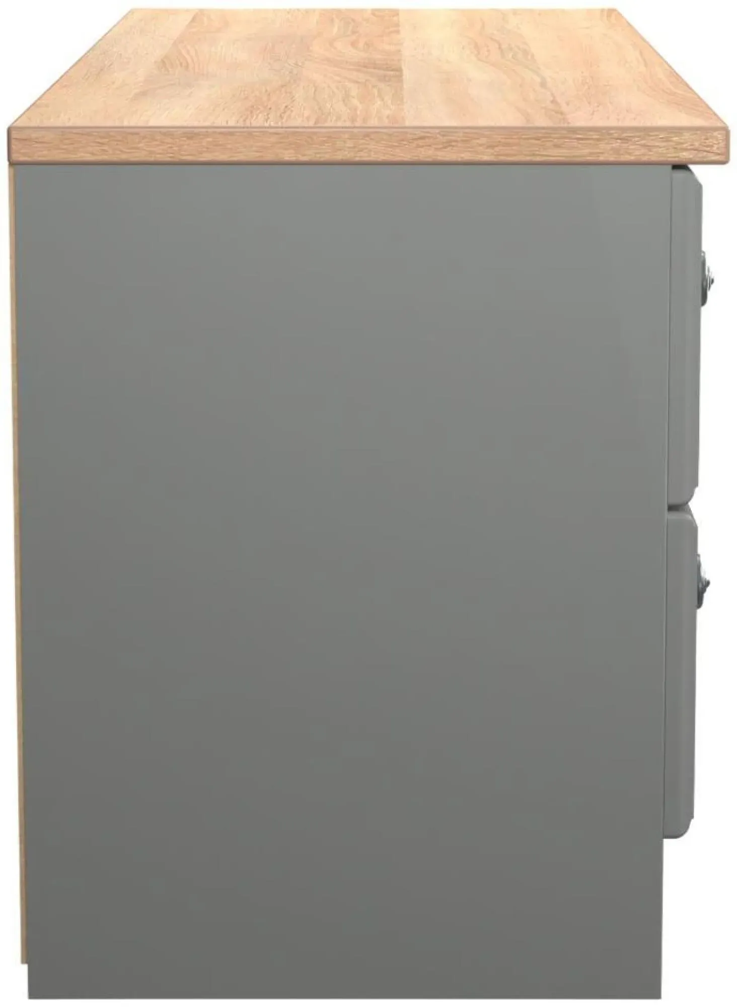 Norfolk Bed Box - Grey, Oak Effect