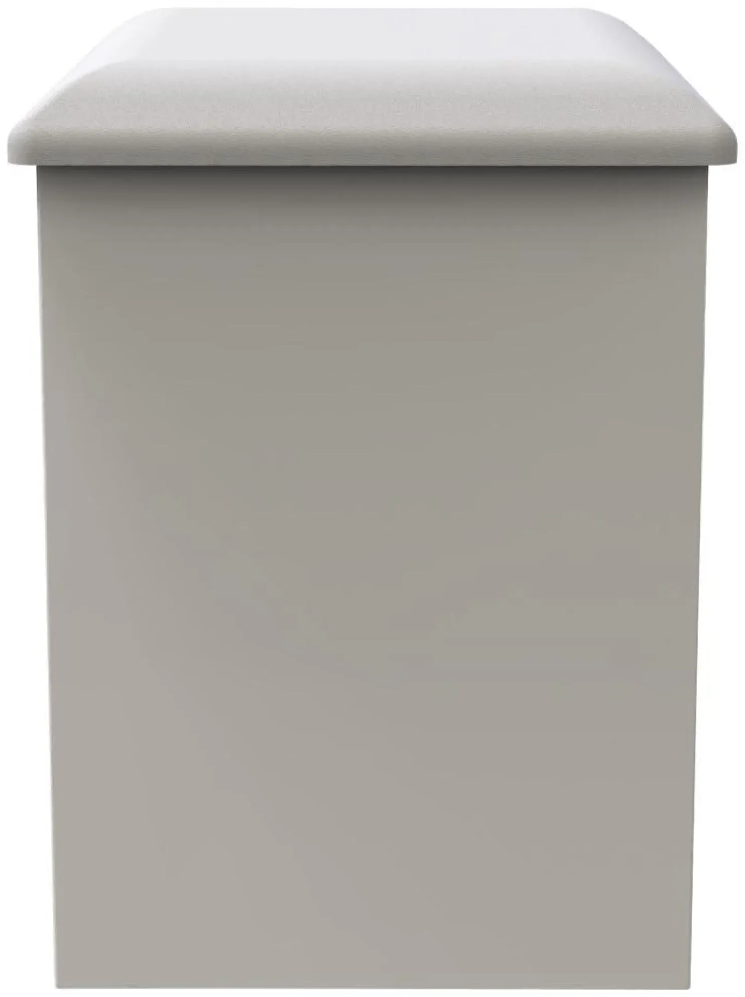 Norfolk Padded Dressing Stool - White, Oak