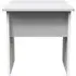 Norfolk Padded Dressing Stool - White, Oak
