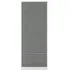 Padstow 2 Door 2 Drawer Tall Wardrobe - Grey, White