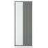 Padstow 2 Door Tall Wardrobe with Mirror - Grey