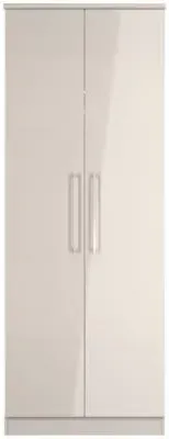 Paris 2 Door Tall Wardrobe - Kashmir, Gloss image