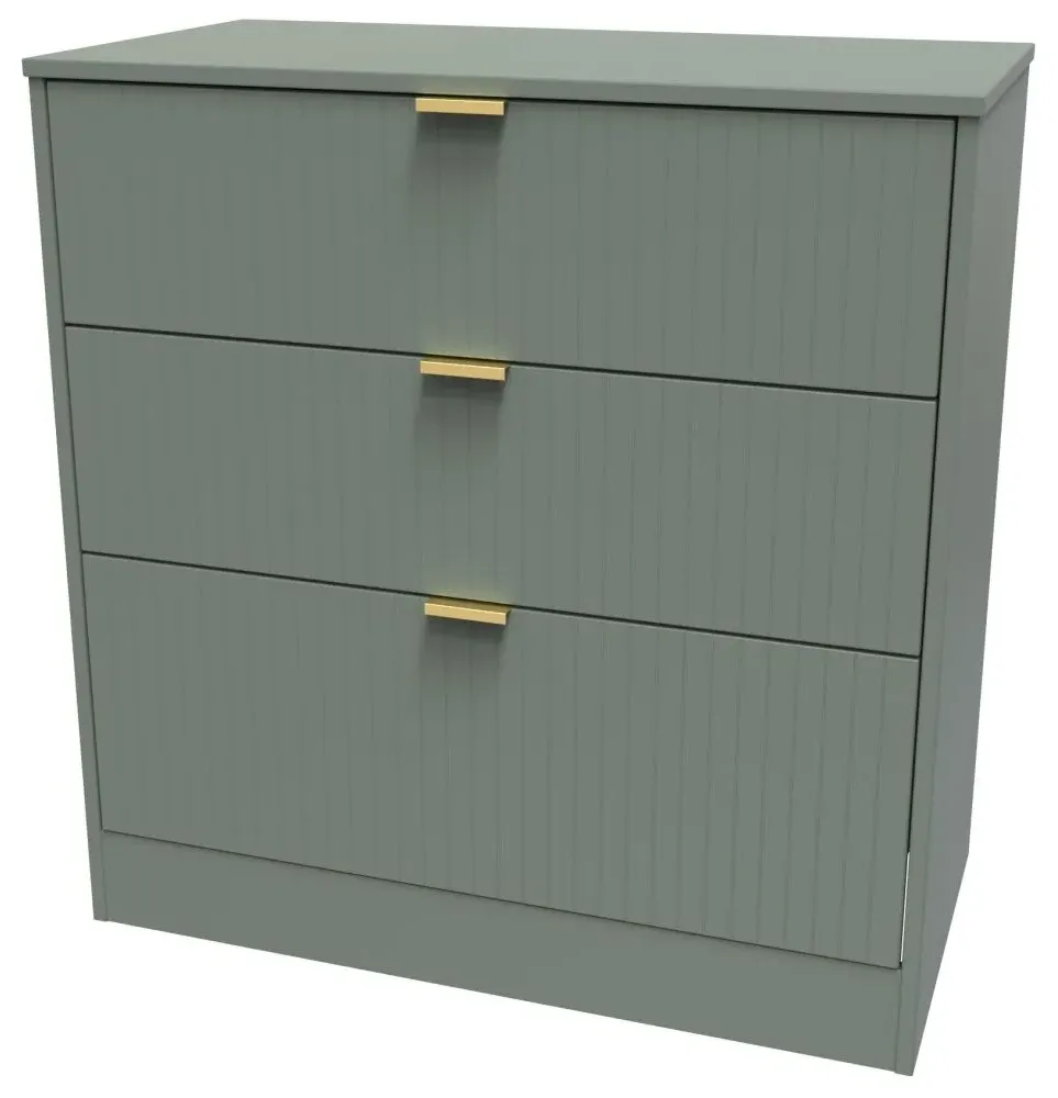 Paris 3 Drawer Deep Chest - Cashmere Gloss