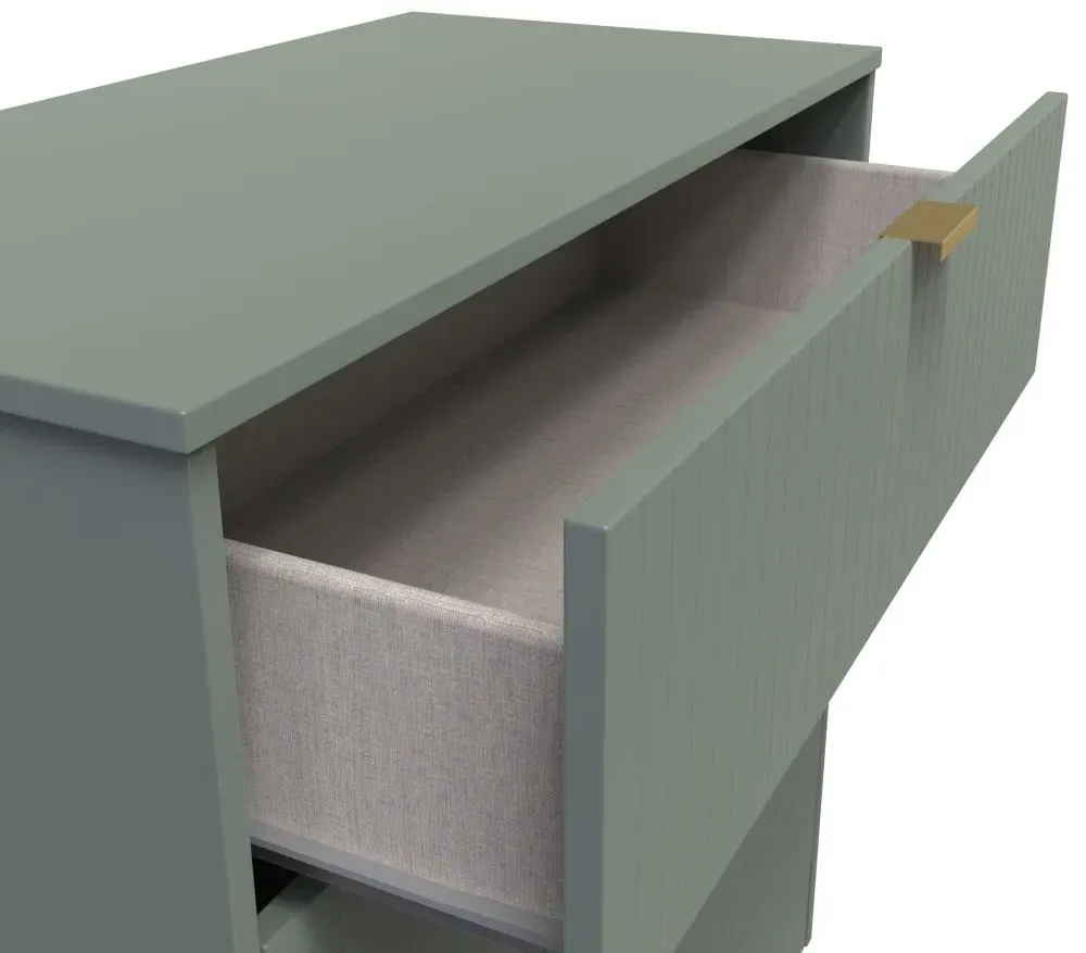 Paris 3 Drawer Deep Chest - Cashmere Gloss