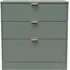 Paris 3 Drawer Deep Chest - Cashmere Gloss