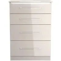 Paris 4 Drawer Deep Chest - Kashmir Gloss