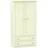 Pembroke 2 Door 2 Drawer Double Wardrobe - Cream