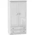 Pembroke 2 Door 2 Drawer Double Wardrobe - High Gloss White