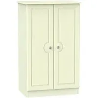 Pembroke 2-Door Midi Wardrobe - Cream