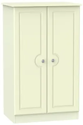 Pembroke 2-Door Midi Wardrobe - Cream image