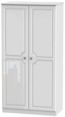 Pembroke 2 Door Wardrobe - White