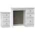 Pembroke 2 Piece Bedroom Set with 3 Drawer Bedside - White Gloss