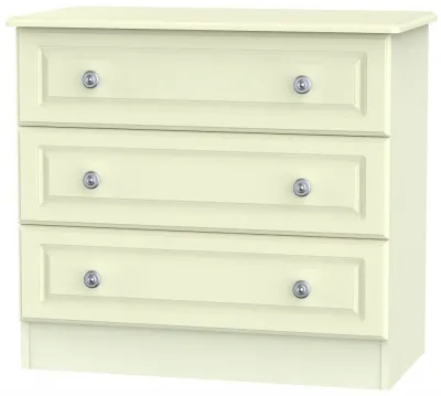 Pembroke 3 Drawer Chest - Cream