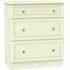 Pembroke 3 Drawer Deep Chest - Cream