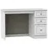 Pembroke 3 Drawer Desk - White