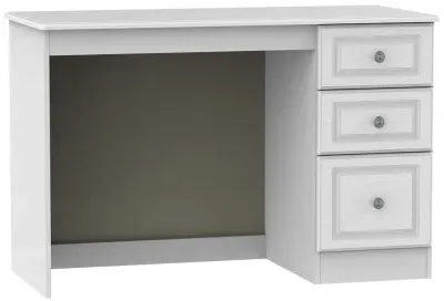 Pembroke 3 Drawer Desk - White