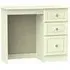 Pembroke 3 Drawer Single Dressing Table - Cream