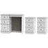 Pembroke 3 Piece Bedroom Set with 3 Drawer Bedside - White