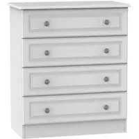 Pembroke 4 Drawer Chest - White