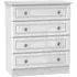 Pembroke 4 Drawer Chest - White Gloss