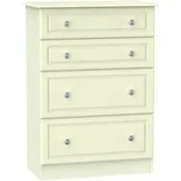Pembroke 4 Drawer Deep Chest - Cream