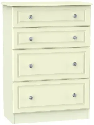 Pembroke 4 Drawer Deep Chest - Cream