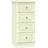 Pembroke 4 Drawer Narrow Chest - Cream