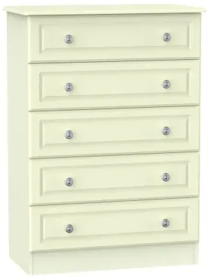 Pembroke 5 Drawer Chest - Cream