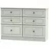 Pembroke 6 Drawer Midi Chest - Kaschmir Ash