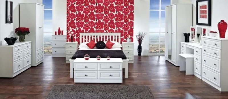 Pembroke 6 Drawer Midi Chest - White