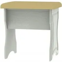 Pembroke Padded Dressing Stool - Cashmere